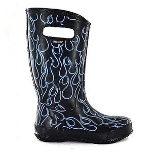 BOGS Black Flame Rain Boot